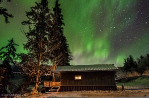 Swan View Cabin Northern Lights